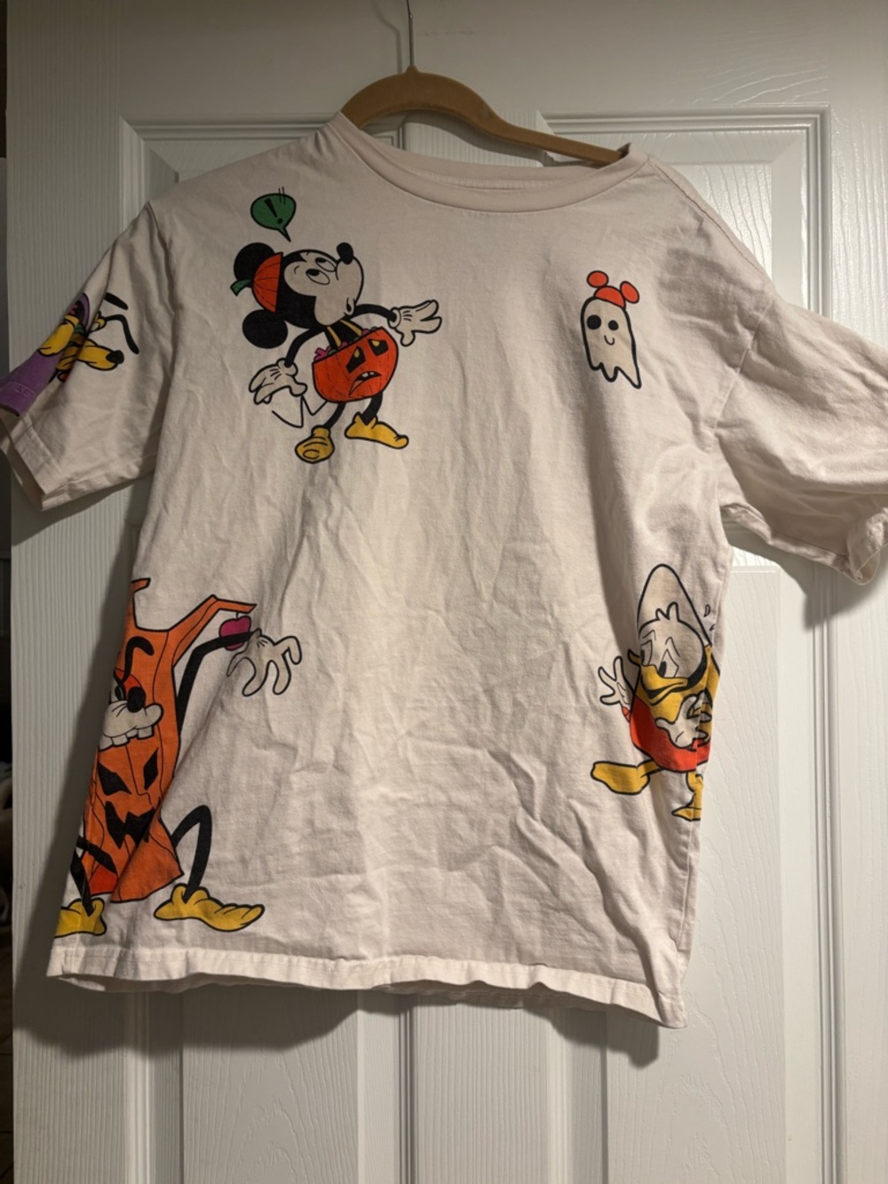 Disney Parks Halloween Cartoon Graphic Tee Small